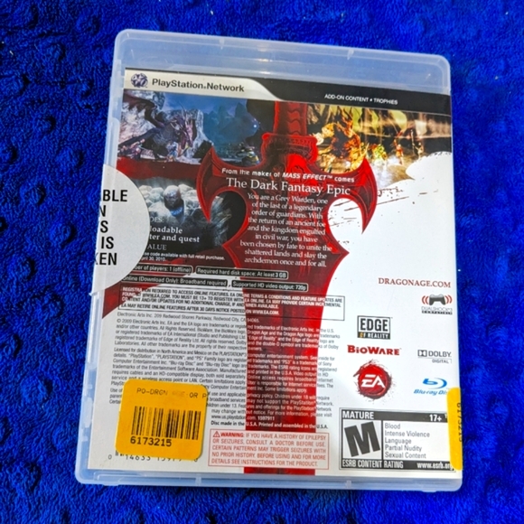 Dragon Age Origins PS3 Game Complete In Box - Picture 3 of 3